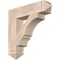 Ekena Millwork Balboa Arts & Crafts Smooth Bracket, Douglas Fir, 5 1/2"W x 26"D x 26"H BKT06X26X26BOA03SDF - alternate 1